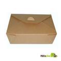 Packnwood Brown Paper Meal Box - 8.46 x 6.3 x 2.52 in. 210BIO3K